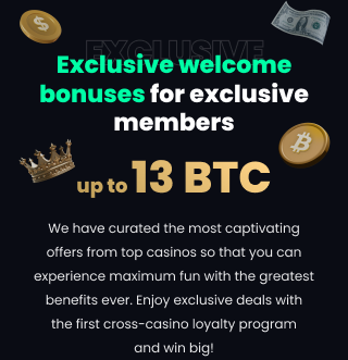 Exclusive welcome bonuses for exclusive iGuild members, up to 13 BTC