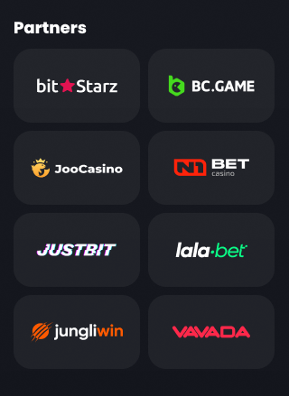 iGuild partners including BitStarz, BC.Game, JooCasino, N1 Bet, JustBit, LalaBet, JungliWin and Vavada
